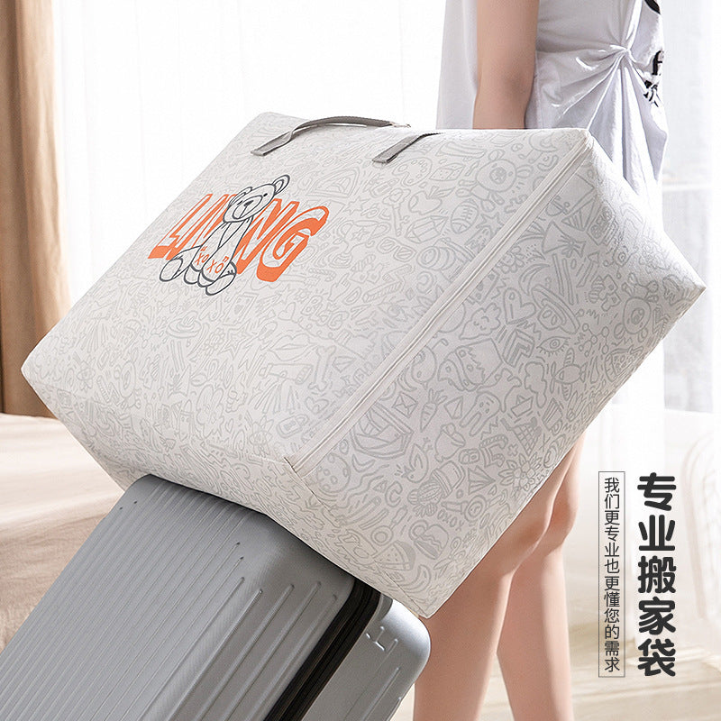 Packing Moving Bag Snakeskin Bag Waterproof Moisture-proof Large Capacity Luggage Bag Packing Bag Quilt Clothes Storage Bag Storage