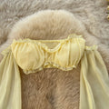 Vacation style elegant one shoulder shorttube top navel exposed chiffon tops high waistruffles skirt hot girl suit