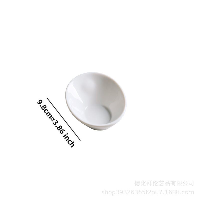 Nordicins high-value rectangular western food plate restaurant for homecasual pure white flat plate serving plate dessert plate