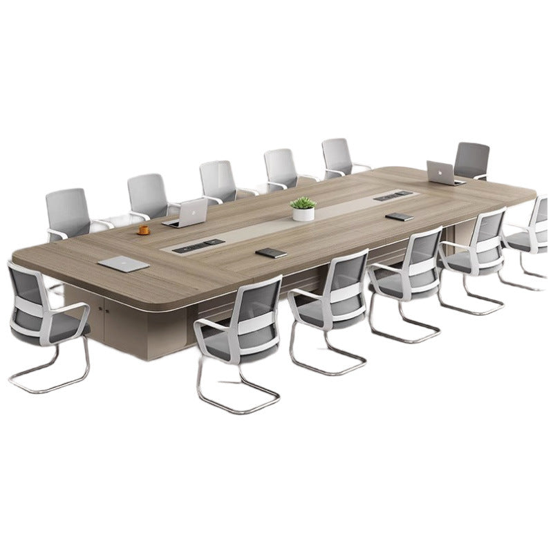 Saint li conference table - modern minimalist rectangular table for meetings, negotiations, and training (large size)