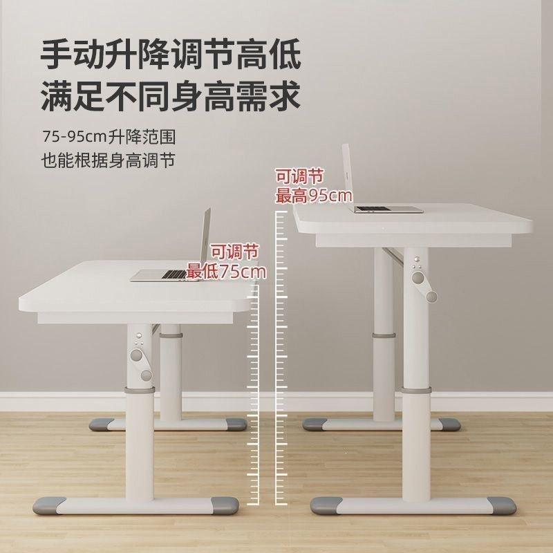 Student home writing desk children's study table adjustable height computer desk desktop office table height adjustable desk writing desk