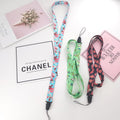 Mobile phone lanyard cartoon hanging rope anti-fall series cute floral creative must-have wholesale anti-falling bow