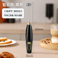 Electric milk frother coffee mixer whisk - cordless handheld mini egg beater - kitchen baking tool
