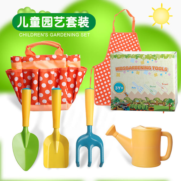 Gardening spatula plastic spade set Growing vegetables Catch the sea and dig sand Children's garden tool combination Outdoor labor small spade