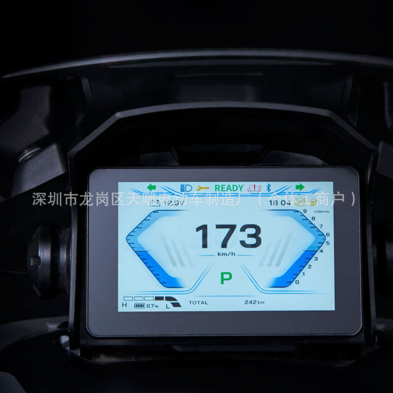 Qianjiang brand OMO-03 electric two-wheeled motorcycle intelligent high-speed electric motorcycle pedal new energy yellow card can be licensed