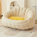 Lazy sofa detachable washable single and double can lie down and sleep lazy nest chair for home small apartment balcony casual bean bag