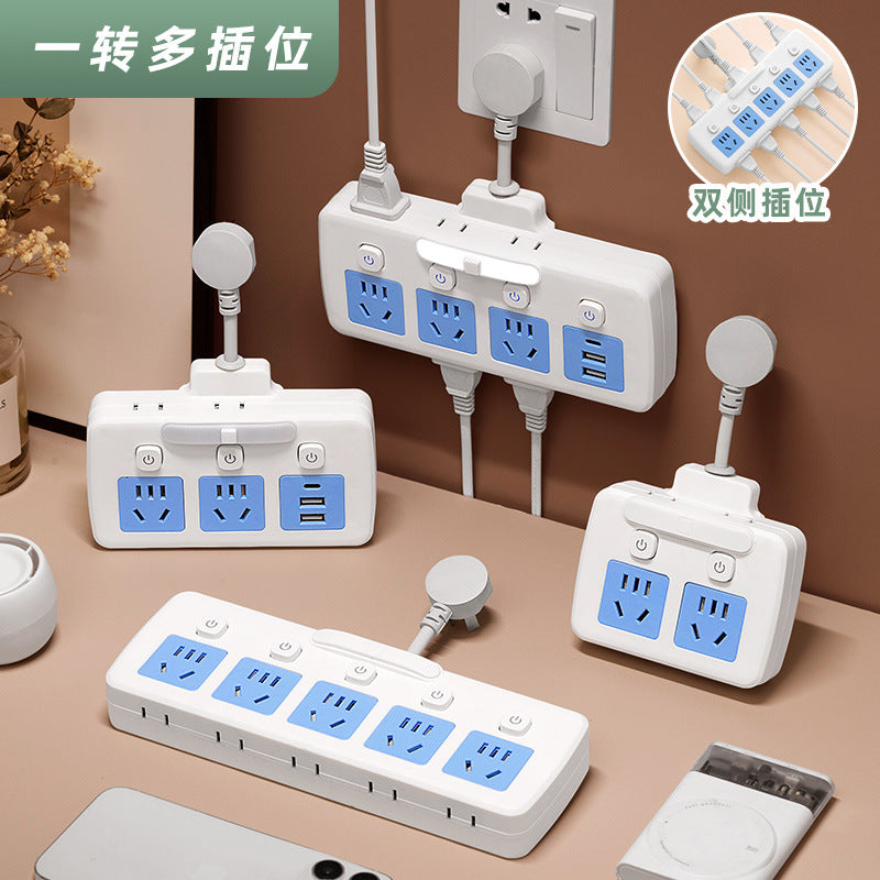 For homesocket converter plug one-to-multi-function power strip multi-socket power expansion panel power strip cable board