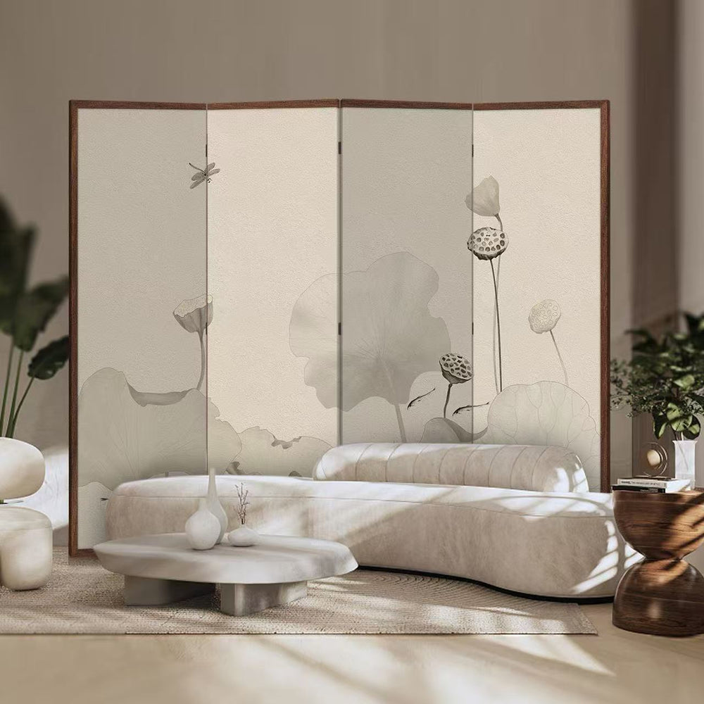 New chinoiserie screen partition office living room restaurant hotel tea room blocking simple modern foldablemovable folding screen