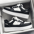 Men's spring white sneakers 2026: breathable, trendy korean style chunky sole sneakers - versatile student athletic casual shoes