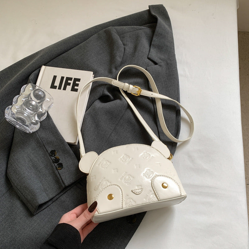 Cross-border senior simple commuter portable small square bag women's 2025 new fashion versatile niche design messenger bag