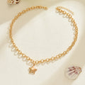Wholesale diamond-studded heart necklace - european & american style, alloy jewelry, unique & versatile, sweet & chic choker necklace for women - perfect for summer