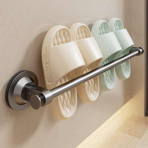 Suction cup type bathroom, slipper rack, no punching toilet, toilet, shoe drain hanger, slipper storage rack, wall-mounted