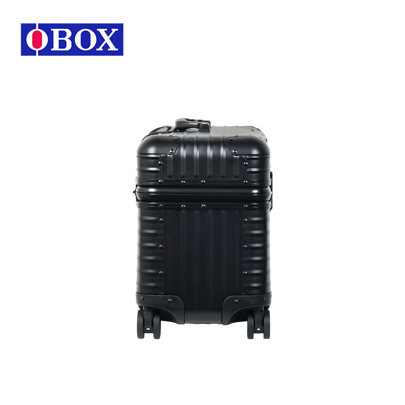 OBOX铝镁合金上翻盖拉杆登机箱摄影摄像工具箱航空机长箱18寸20寸