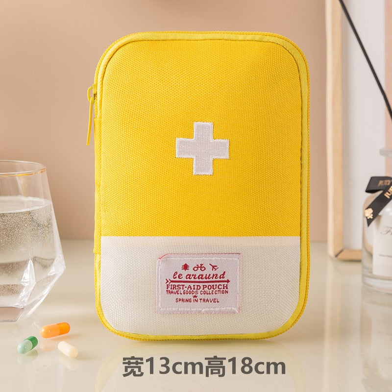 Portable First Aid Kit Cross Drug Storage Bag Travel Business Travel Medical Kit Large Capacity Medical Emergency Kit
