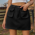 European and american cross-border e-commerce  spring/summer new arrivals:  independent store washed denim skirt with elastic waistband