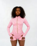 New casual activewear set - digital print, european & american style, hot-selling leopard print stretch shorts, two-piece sportswear set