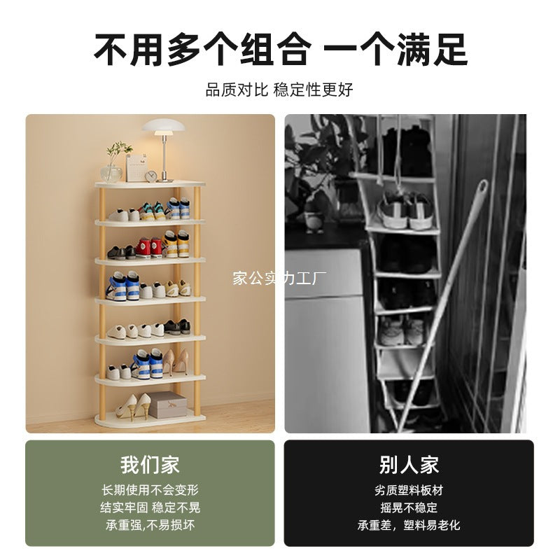 Shoe rack, multi-storey dormitory at the entrance of the home, simple small and narrow entrance door, shoe rack storage, space-saving shoe cabinet