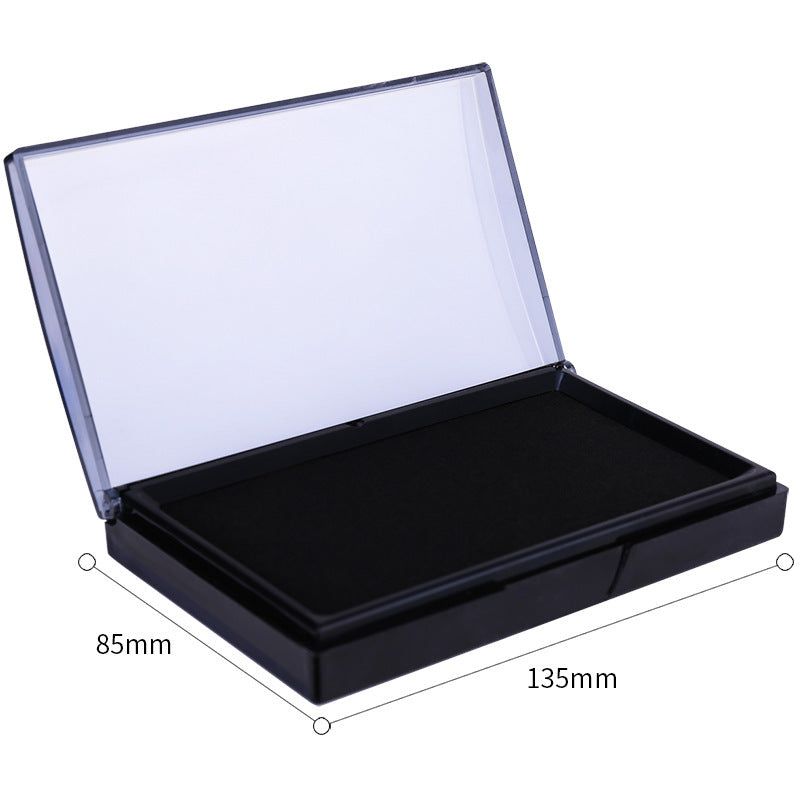 Deli printing pad quick drying financial seal box printing pad large printing pad replenishment solution + liquid filling printing pad oil wholesale