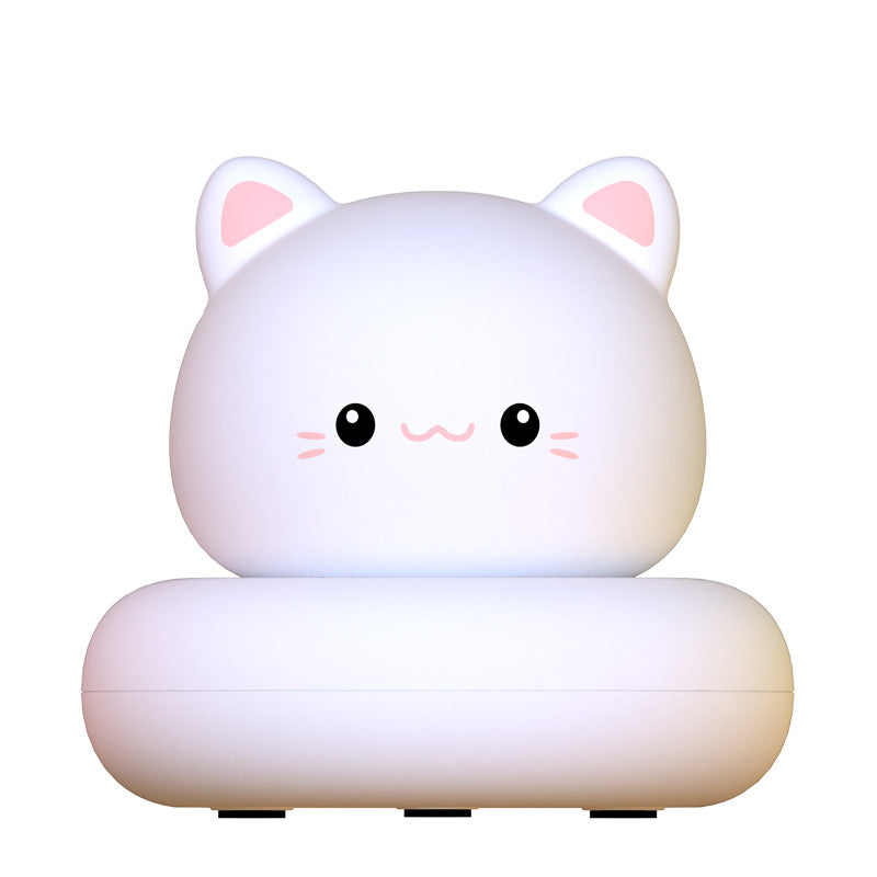 Amazon's new kids night light usb bedroom desktop cute pet sleeping light cartoon touch pat atmosphere light