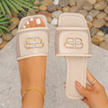 Women's summer flat sandals & slippers -  new arrivals: plus size, minimalist, single strap, everyday commute, fashionable footwear