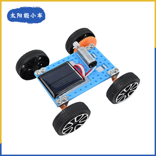 Solar car DIY hand-assembled technology small production teaching aids primary school students STEAM science small experimental toys