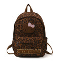 Fall and winternew arrivalretro leopard print backpack large capacity travel storage backpack classyeasiest for match student class bag