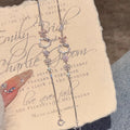 Early spring cat pink diamond cherry blossom bracelet - women's lightweight luxury, niche, high-end accessory, versatile best friend student new style bracelet