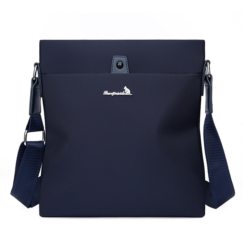 New Men's Fashion Waterproof Bag Oxford Cloth Large Capacity Shoulder Bag Casual Crossbody Casual Business Small Backpack