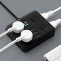 Power strip usb socket board student dormitory for home office plug converter multifunctional multi-hole long cable strip