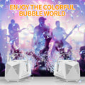 new arrival stage bubble machine toy atmosphere electric large capacity cool lighting kids bubble machine wedding