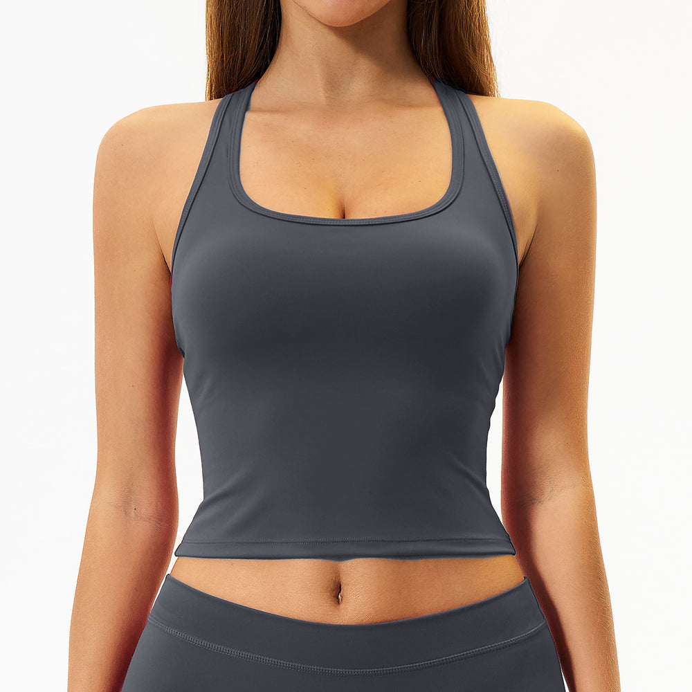 Customizable new yoga tank top for women - slimming, skin-friendly, breathable pilates workout top - 3560