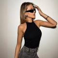 cross-border european and american fashion: trendy camisole tank top - spring/summer minimalist, versatile, slim-fit base layer top