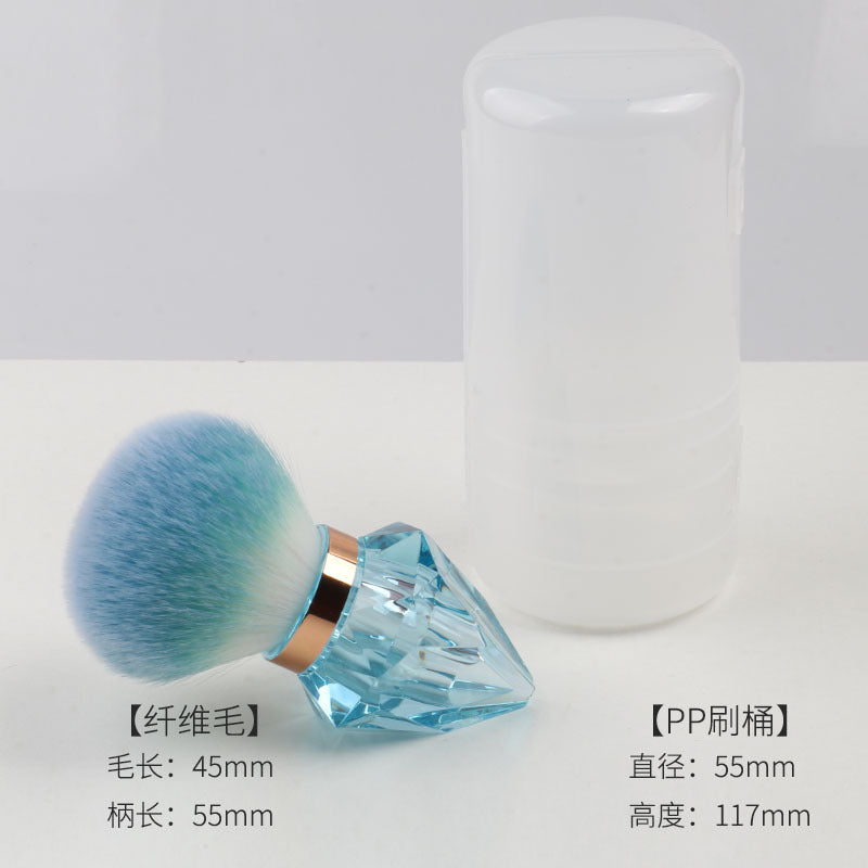 Mini plastic nail art dust brush small waist loose powder brush beauty tool blush brush makeup brush cangzhou makeup brush