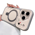 Irregular lens large window instantly turns into iphone17pro mobile phone case apple 11 imitation original magnetic holder