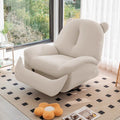 Electric sofa multifunctional creative bear single sofa chair casualfor homeliving room reclining sleeper lazy rocking chair