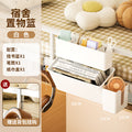 Desk bookshelf classroom storage rack student dormitory hanging basket school side hook storage rack storage handy gadget