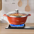 aluminum pot 23-piece set for home kitchen non-stick pot cooking pot suit die-cast soup pot wholesale