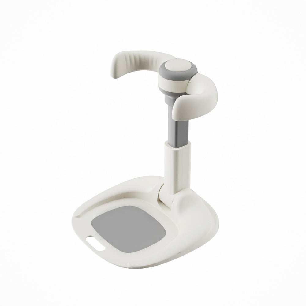 Newborn baby standing bath support - bathing aid for infants and toddlers - baby bath tub & bottom washing helper - standing bathtub