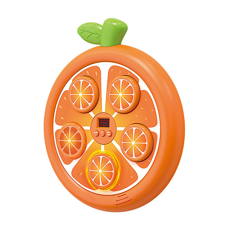 children's fun fruit boxing target bluetooth smart music rhythm electronic boxing trainer kids toy