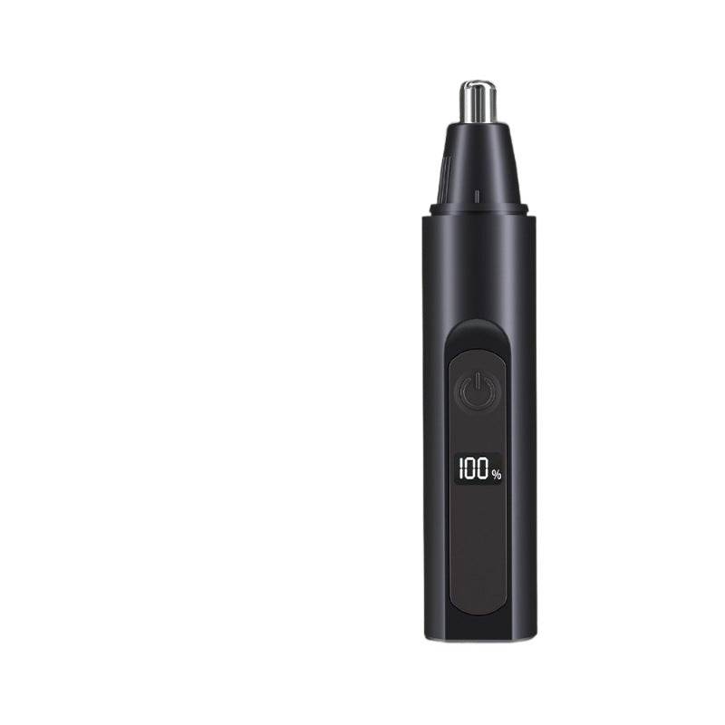 Nose hair trimmer, clean nostrils, men's charging mini, portable model, carry-on battery display, nose hair device