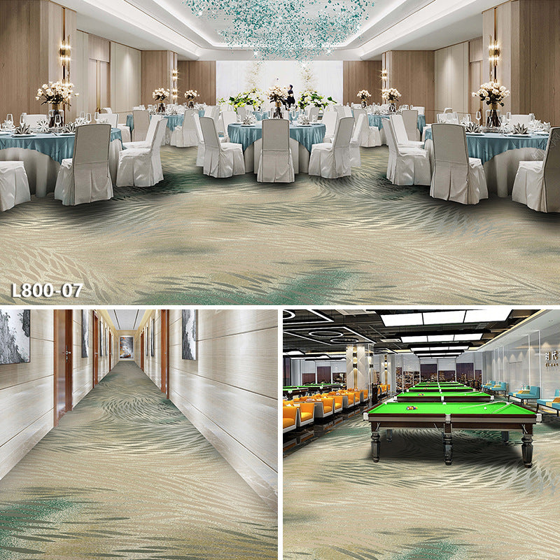 Hotel carpet 800g cut velvet thickened large area paving fire retardant banquet hall club billiard hall fireproof carpet
