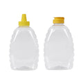 Honey plastic squeeze bottle fried chicken sauce tip cap salad juice squeeze condiment bottle transparent plastic refill bottle wholesale