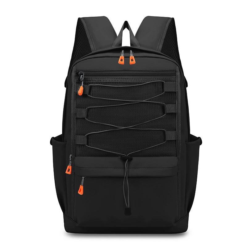 New middle and high school student schoolbag large capacity backpack men's Oxford cloth waterproof travel backpack lightweight backpack