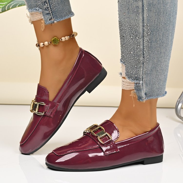 autumn new loafers women's single shoes cross-border export plus size 36-43, price difference $0.67,   dropshipping