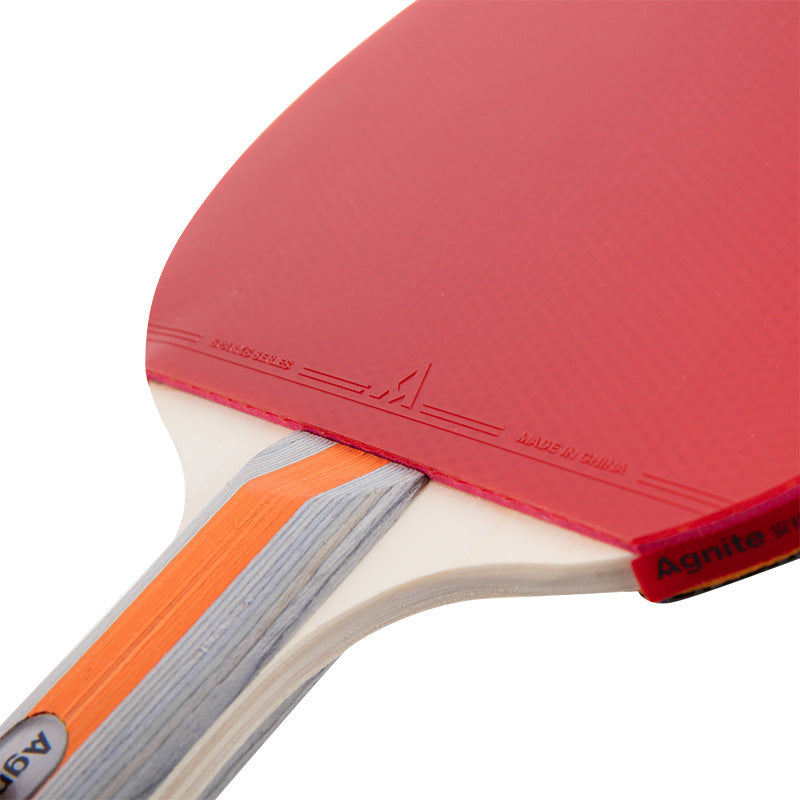 Deli F2310 Angnet Competition Beginner Student Double Sided Anti-Glue Table Tennis Racket Two 3 Balls Wholesale