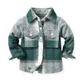 Export children's clothing boys multi-color patchwork plaid shirt long sleeves preppy style autumnew arrivalspring & fallkidstops