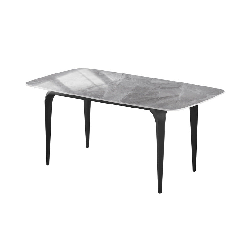 Source factory personalized wholesale rock slab dining table for homenew arrival modern casualaccessible luxury dining table rectangular dining table