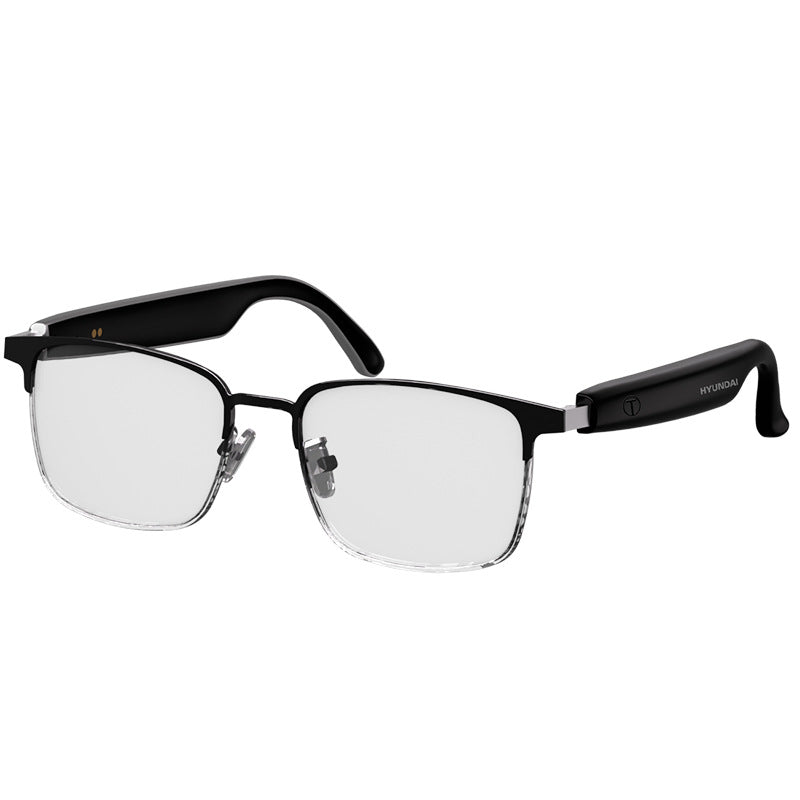 Ai-powered translation bluetooth headset glasses - integrated, premium, uv protection, fashionable polarized sunglasses - hyunda