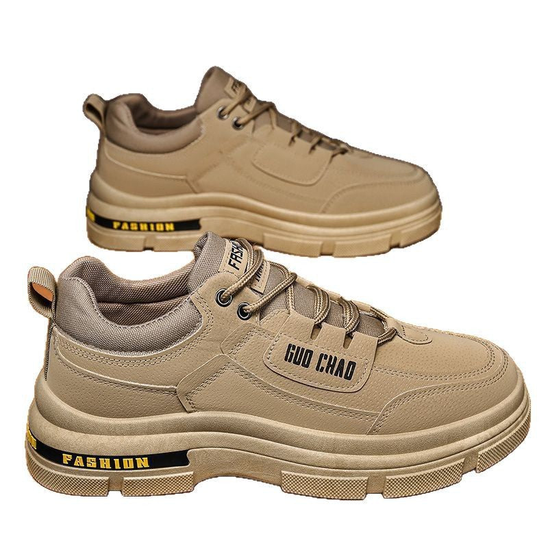 Boots men's shoes springwaterproofnon-slip sports casual construction site work low-cut workwear abrasion resistant labor protection shoes