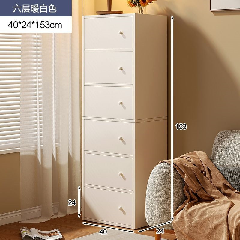 Chest of drawers storage cabinet bedroom storage cabinet narrow vertical cabinet storage drawer cabinet living room wall floor-standing bed end cabinet